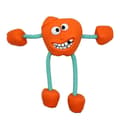 Pipande hundleksaker gummibollar rep tuggleksak med pipljud bitsäker boll, pipande hundleksaker, gummibollar med rep, bitsäker, pipljud inuti