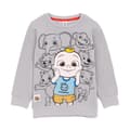 Cocomelon Barn/Barn Gruppebilde Genser 2-3 år Grå Grå 2-3 år 2-3 Years
