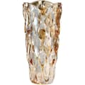 Handblåst glasvas - 1 stycke - Förtjockad bärnstensstil - Elegant blomdekoration - För vardagsrum