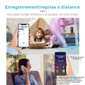 Miniatyrbild 4 av 4: Ministatisk röstinspelare för 4G-nätverk, diktafon, ljudmikrofon, ljudkontroll, hemsäkerhet för små mobila enheter