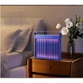 Miniatyrbillede 4 af 4: 1800V 406cm2 1,2W TRÅDLØS LED Elektrisk Myggedræberlampe Elektrisk Shock Suge Fluefælde Lampe til hjemmet