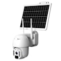 Miniatyrbillede 4 af 4: KAMERADOME MOTORISERET SOLAR 4G FULL HD 1080p Hvid Videoovervågning IP66 MICRO SD dobbelt antenner + Solpanel VIT