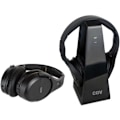 Pikkukuva 1 / 3: Langattomat TV- ja Hifi-kuulokkeet - CGV - PRELUDE 2 Duo - Musta - RCA, jack 3,5 mm, OPTINEN - 8h akunkesto Svart