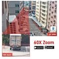 Miniatyrbild 4 av 4: Övervakningskamera Utomhus Dubbel Objektiv IP HD Säkerhet 6MP 4G PTZ Trådlös Zoom 60X + Micro SD-kort 128G + Läsare