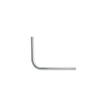 Miniatyrbillede 1 af 2: L-formet offset arm - D.50 LG910 1 ALBUE - HVID ZINK