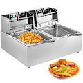 Pikkukuva 1 / 4: Sähkösavustin - Ammattikäyttöön - 12L - 5000W - Ruostumaton teräs - Lämpötila 50-200°C Rostfritt stål