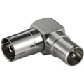 Miniatyrbillede 2 af 2: Vinklet Tv-Sat adapter Quick plug-F m-f