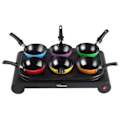 Pikkukuva 4 / 4: Party Wok Set Tristar BP-2827 - Voidaan myös käyttää crepe- ja paistinpannuna - 1000 W - Musta