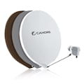 Miniatyrbillede 2 af 2: Satellitantenne - CAHORS - SMC 80 UNI - 80 CM - Forstærkning 38,25 dB - Bånd 10,7-12,75 GHz
