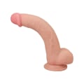 Miniatyrbild 3 av 7: LoveToy: Sliding-Skin Dildo Ljus hudfärg 24,5 cm