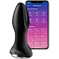 Miniatyrbild 1 av 9: Satisfyer Connect: Rotator Plug 2+, Plug Vibrator, svart Svart