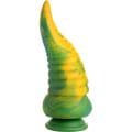 Miniatyrbild 4 av 7: Creature Cocks: Monstropus, Tentacled Monster Silicone Dildo Grön, Gul, Turkos