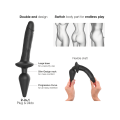 Miniatyrbild 5 av 5: Strap-On-Me: Switch Plug-In Realistic Dildo, L Svart