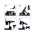 Miniatyrbild 5 av 7: Auxfun: Basic 3XLR Sex Machine, Bundle Romeo Svart