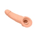 Miniatyrbild 4 av 11: RealRock Skin: Penis Extender with Rings, 22 cm Ljus hudfärg 22 cm