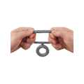 Miniatyrbild 3 av 7: Shaft: Model D Double C-Ring, Size 2 (Medium), grå Grå