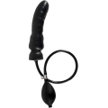 Miniatyrbild 1 av 3: Late X: Inflatable Latex Dildo Svart