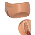 Miniatyrbild 1 av 7: Hidden Desire: Alter Ego, Open Vagina Brief Low Waist Ljus hudfärg one size