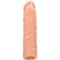 Miniatyrbild 4 av 11: RealRock Skin: Penis Extender Ljus hudfärg 17,5 cm