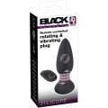 Miniatyrbild 5 av 6: Black Velvets: Remote Controlled Rotating & Vibrating Plug Svart