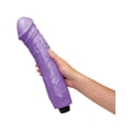Miniatyrbild 3 av 3: Queeny Love: Giant Lover Dildovibrator, 33 cm Lila