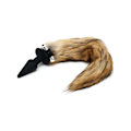 Miniatyrbild 2 av 3: Rimba: Butt Plug with Foxtail Svart