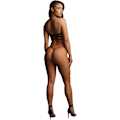 Miniatyrbild 3 av 6: Le Désir: Strappy Halter Top, One Size Svart one size