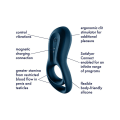 Miniatyrbild 8 av 9: Satisfyer Connect: Epic Duo, Ring Vibrator, blå Blå