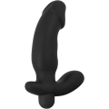 Miniatyrbild 1 av 9: Anos: Cock Shaped Butt Plug with Vibration Svart