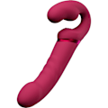Miniatyrbild 5 av 11: Lovense: Lapis, Bluetooth Vibrating Strapless Strap-on Dildo Rosa
