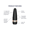 Miniatyrbillede 5 af 7: Satisfyer: Satisfyer Pro 3+, Air Pulse Stimulator + Vibration Guld, Svart