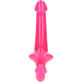 Miniatyrbild 4 av 7: RealRock: Glow in the Dark Strapless Strap-On Rosa, Självlysande