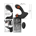 Miniatyrbild 6 av 10: Rebel: RC Butt Plug with 3 functions Svart