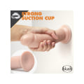 Miniatyrbild 8 av 8: Dr.Skin Glide: Self Lubricating Dildo, 21 cm Ljus hudfärg