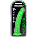 Miniatyrbild 7 av 8: RealRock: Glow in the Dark Realistic Dildo, 22.5 cm Grön, Självlysande