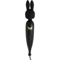 Miniatyrbild 3 av 11: Pixey: Turbo Wand Vibrator with 2 Attachments Svart