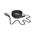 Miniatyrbild 1 av 2: Dream Toys: Blaze, Luxury Fetish Collar and Leash, svart Svart