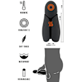 Miniatyrbild 7 av 10: Rebel: Warming and Vibrating Masturbator Svart