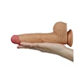 Miniatyrbild 10 av 11: LoveToy: Liam, Silicone Rotating Cock with Vibration, 22 cm Ljus hudfärg