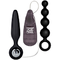 Miniatyrbild 1 av 2: California Exotic: Booty Call Vibro Kit Silver, Svart