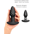 Miniatyrbild 10 av 10: Dorcel: Spin Plug, Rotating Plug Vibrator Svart