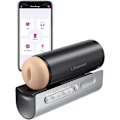 Miniatyrbild 1 av 9: Lovense: Solace Pro, Bluetooth Automatic Thrusting Mastubator Grå, Silver, Svart