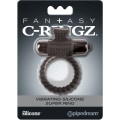 Miniatyrbild 2 av 3: Pipedream C-Ringz: Vibrating Silicone Super Ring Svart