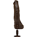 Miniatyrbild 2 av 3: Signature Cocks: Black Thunder, Realistic Dildo, 29 cm Mörk hudfärg