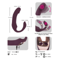Miniatyrbild 11 av 11: JAVIDA: Nodding Tip Vibrator with Bendable Clit Stimulation Lila