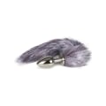 Miniatyrbild 1 av 5: EasyToys: Fox Tail Plug No. 4, large, silver/grå Grå, Silver