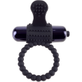 Miniatyrbild 3 av 3: Pipedream C-Ringz: Vibrating Silicone Super Ring Svart