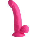 Miniatyrbild 1 av 6: Pop Peckers: Poppin Dildo Rosa 19 cm
