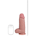 Miniatyrbild 7 av 8: RealRock: Extra Thick Realistic Dildo, 25 cm Ljus hudfärg