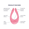 Miniatyrbild 9 av 10: Satisfyer: Endless Joy, Multi Vibrator Rosa